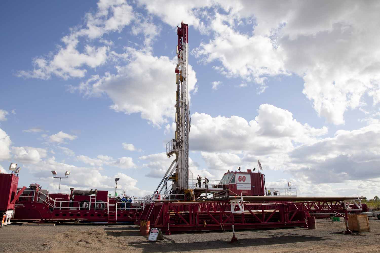 Blue Energy Drill rig