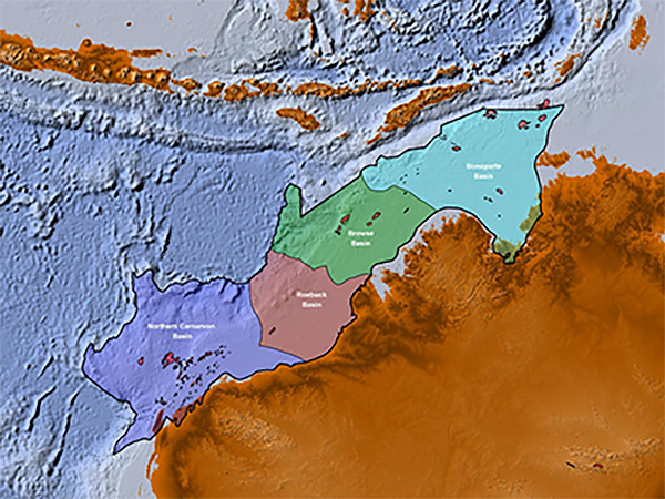 North West Shelf Australia Banda Arc