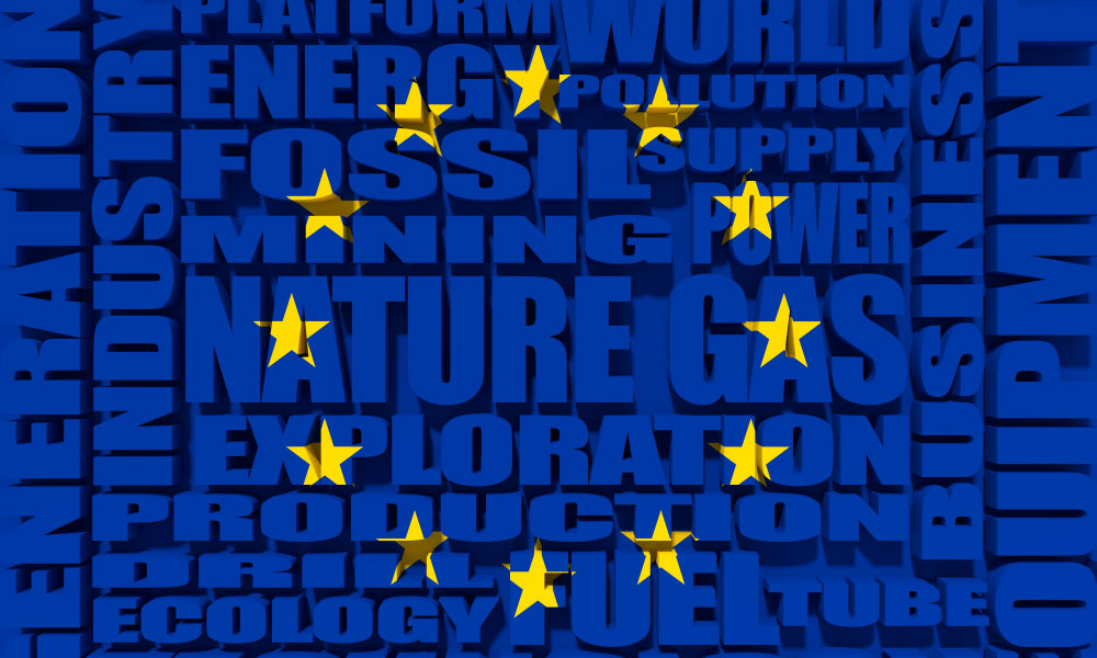 Northwest Europe natural gas output