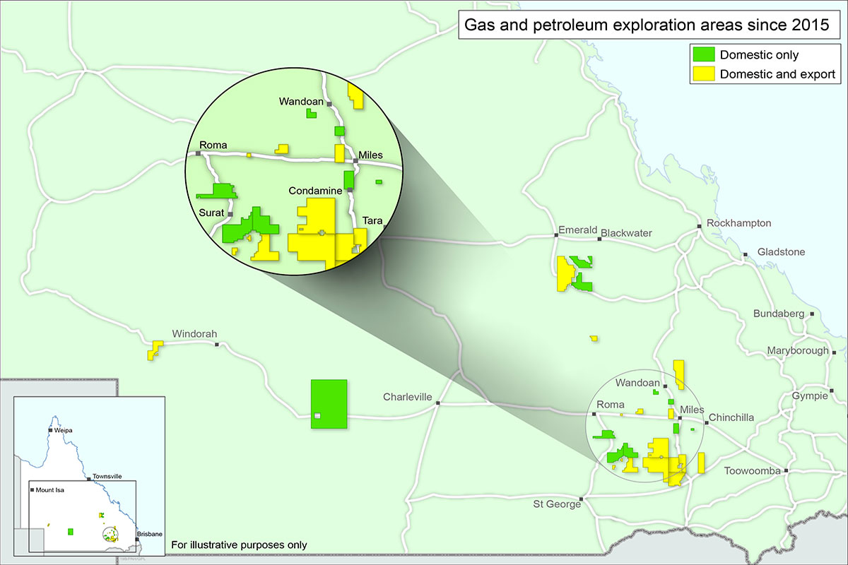 Petroleum Gas Exploration Areas