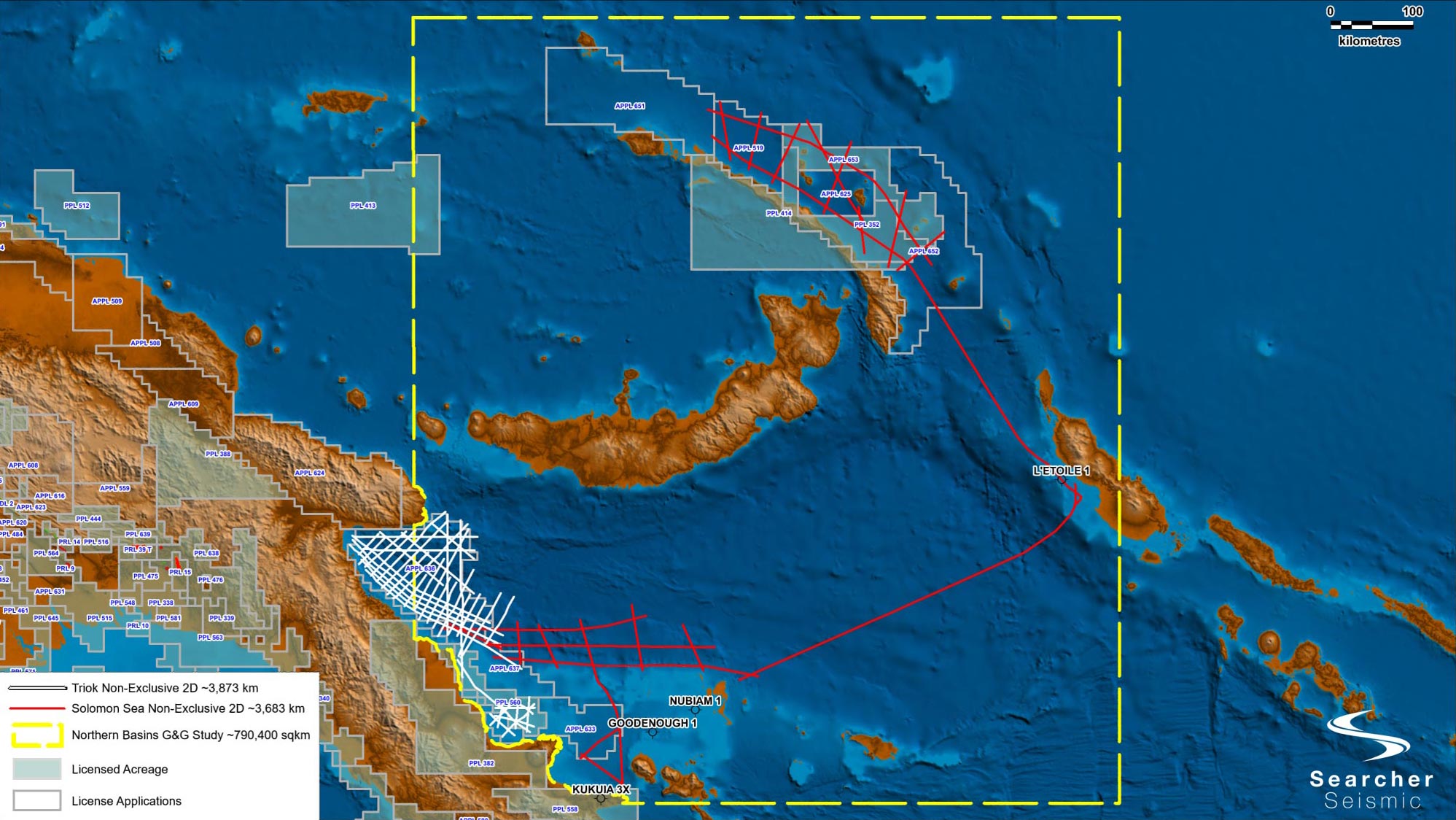Searcher Seismic Northern Basins Press Release