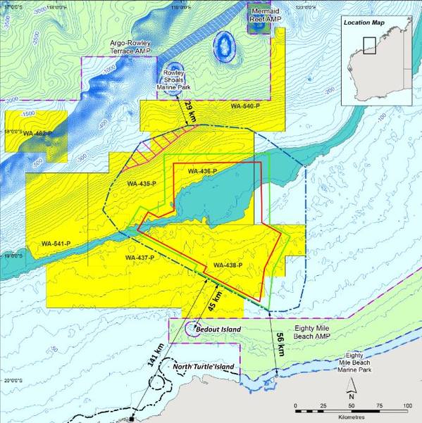 Santos Bedout Sub Basin survey area