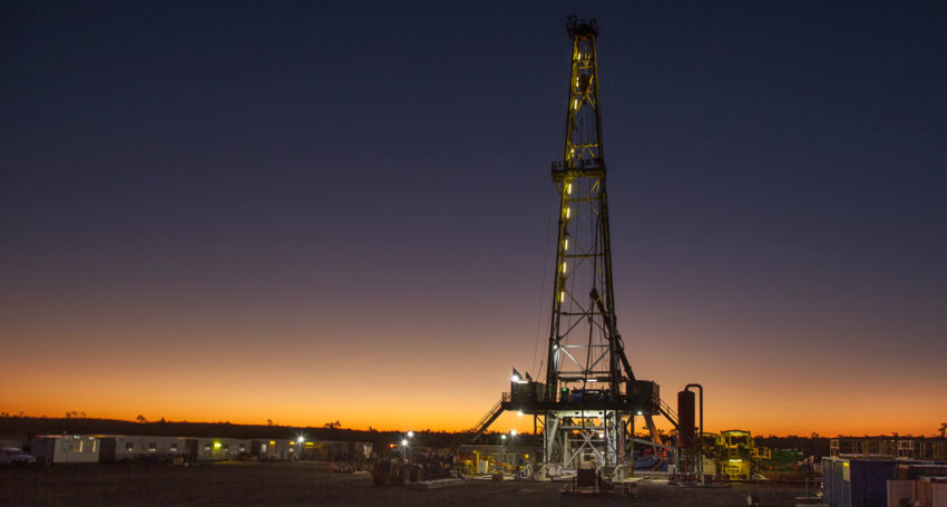 Santos drill rig Cooper Basin