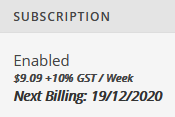 subscription enabled