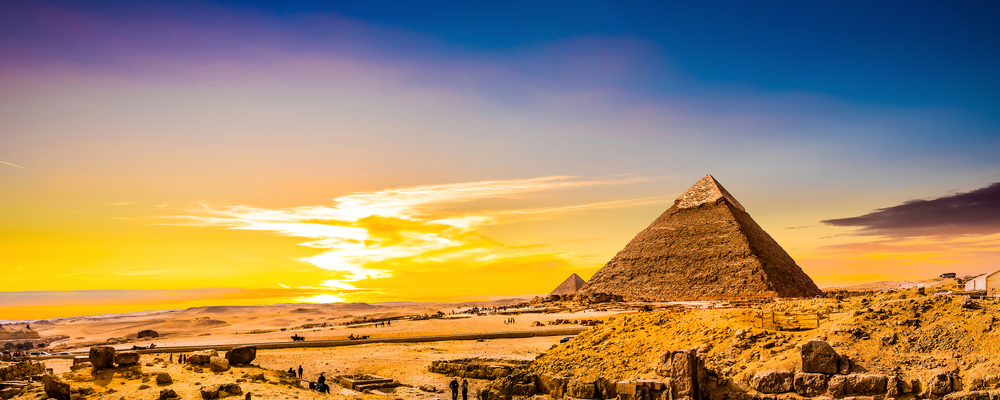 Egypt pyramids of Giza