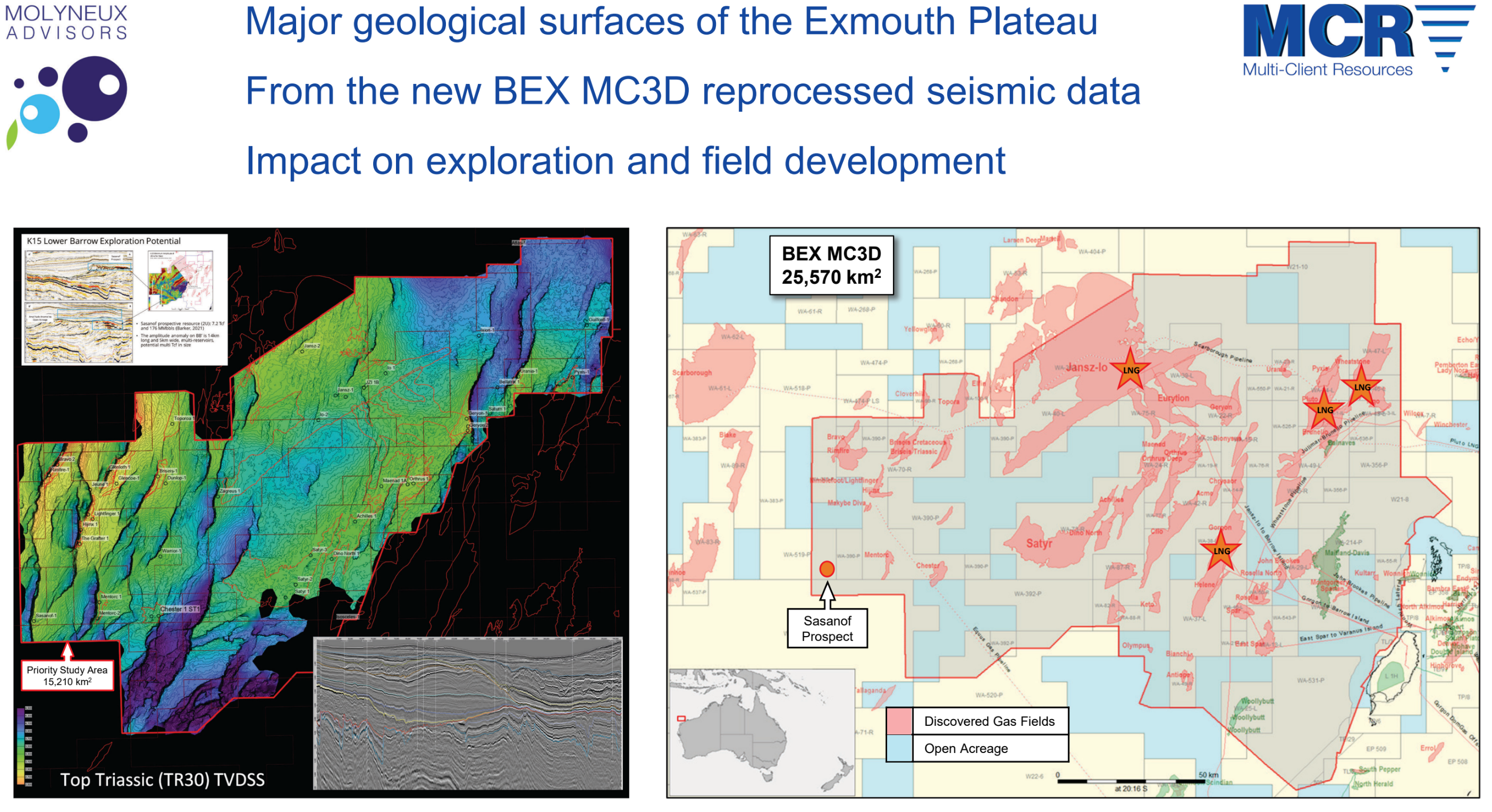 PESA WA July Evening talk:  Major geological surfaces of the Exmouth Plateau From the new BEX MC3D reprocessed seismic data Impact on exploration and field development