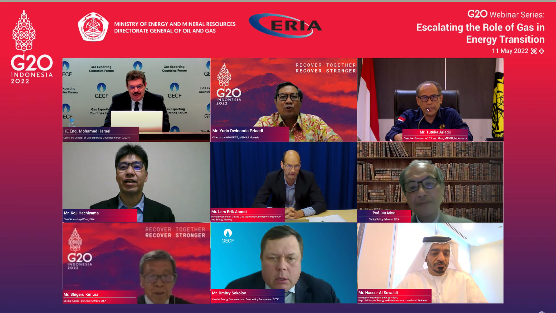 GECF G20 Indonesia