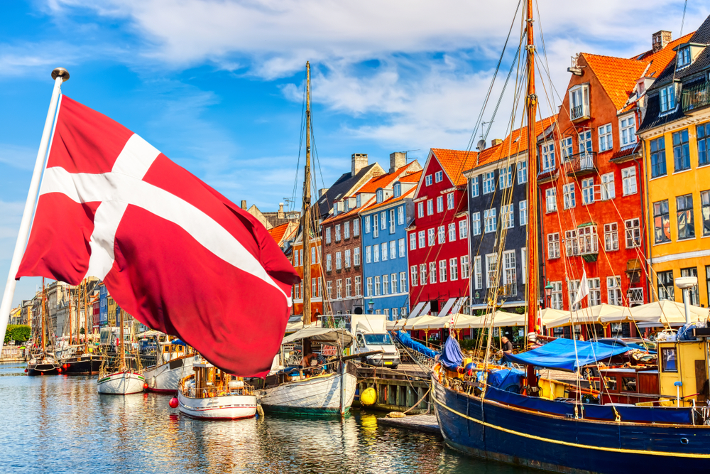 Danish Flag - One Use Only