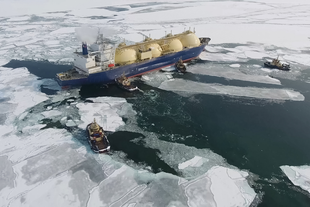 Shutterstock Russia LNG cargo