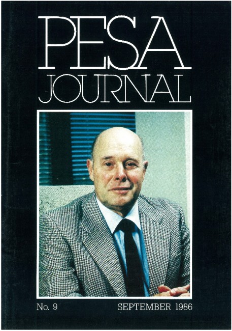 PESA Journal No 9, September 1986